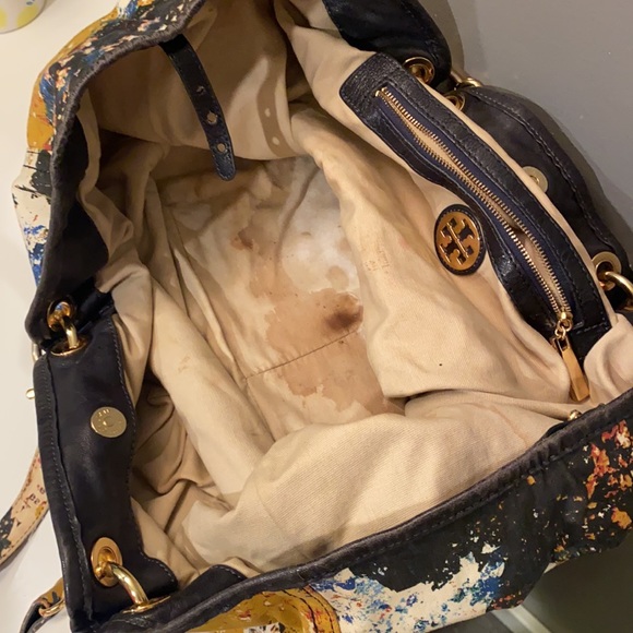 Tory Burch paint splatter purse - Picture 3 of 5